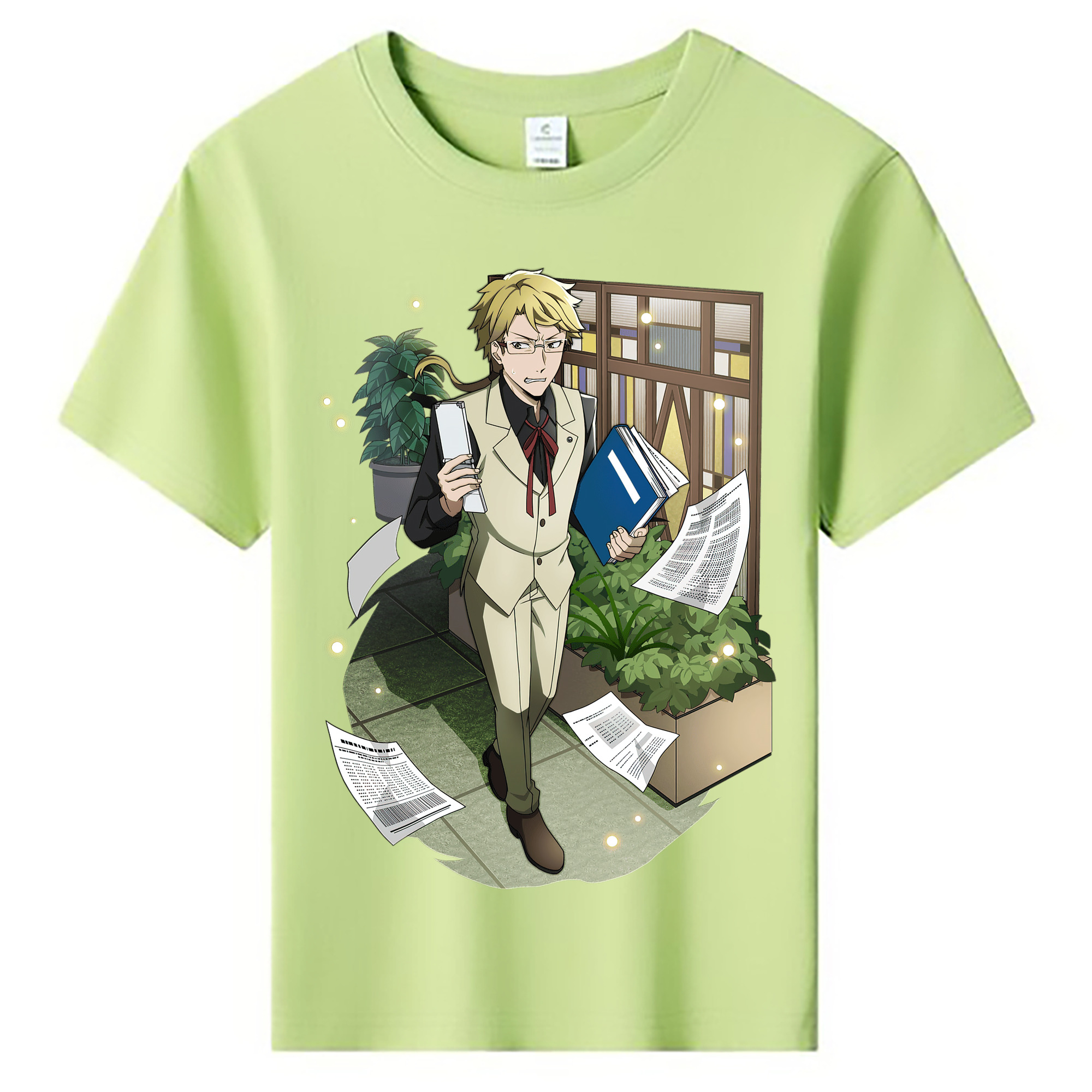 （画像用） 文豪ストレイドッグス Bungo Stray Dogs 綿100％キッズTシャツ（フロントプリント）